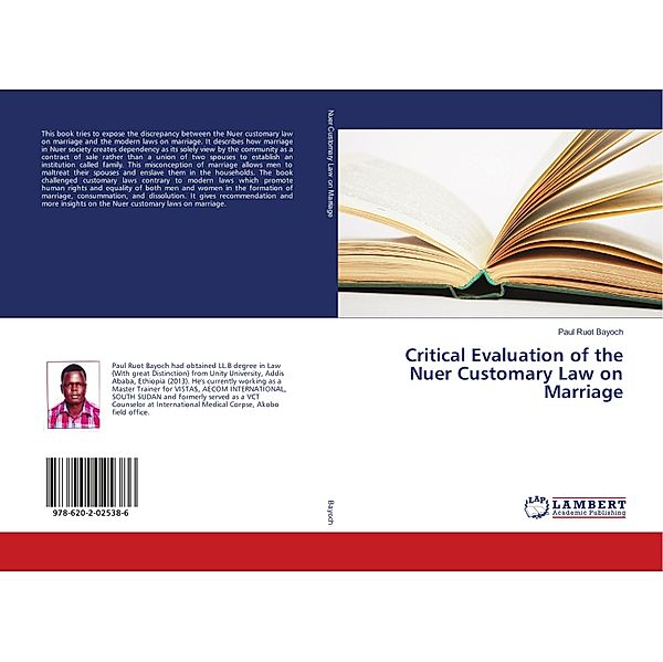 Critical Evaluation of the Nuer Customary Law on Marriage, Paul Ruot Bayoch