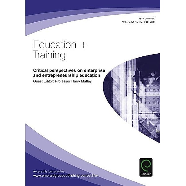 Critical perspectives on Enterprise and Entrepreneurship Education