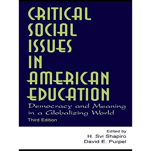 Critical Social Issues in American Education