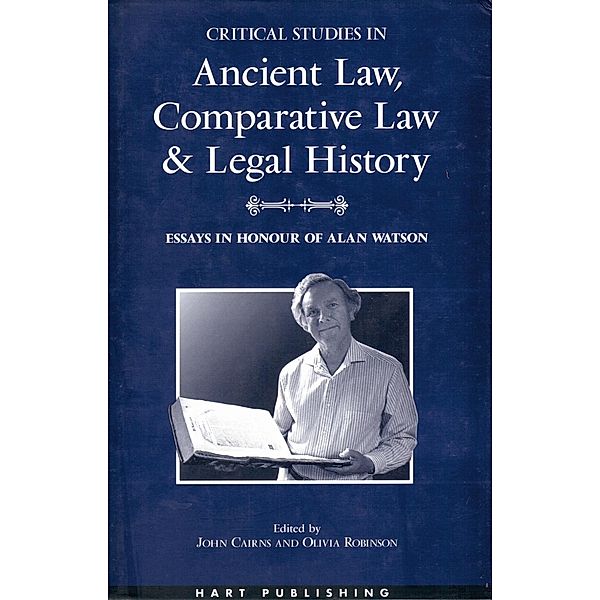 Critical Studies in Ancient Law, Comparative Law and Legal History