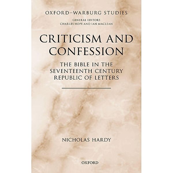 Criticism and Confession, Nicholas Hardy