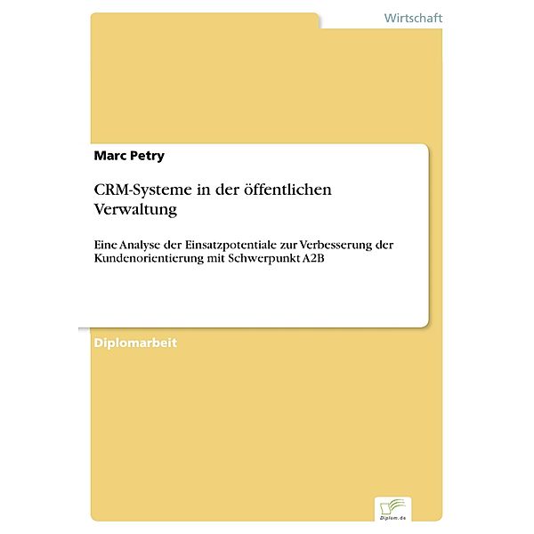 CRM-Systeme in der öffentlichen Verwaltung, Marc Petry