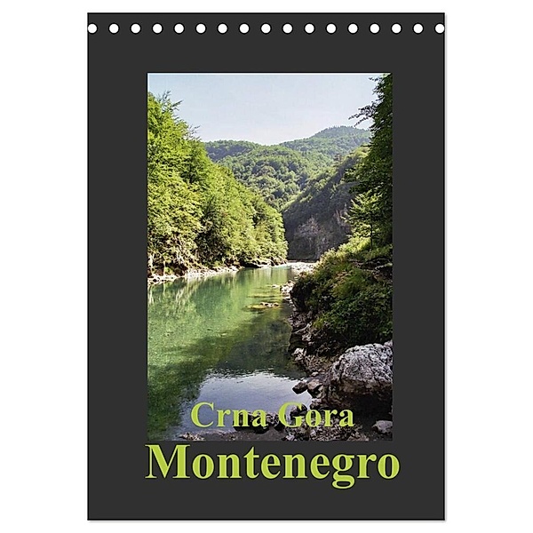 Crna Gora - Montenegro (Tischkalender 2024 DIN A5 hoch), CALVENDO Monatskalender, Oliver Hülsermann