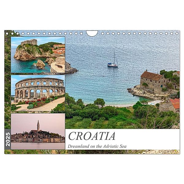 Croatia Dreamland on the Adriatic Sea (Wall Calendar 2025 DIN A4 landscape), CALVENDO 12 Month Wall Calendar, Calvendo, Joana Kruse