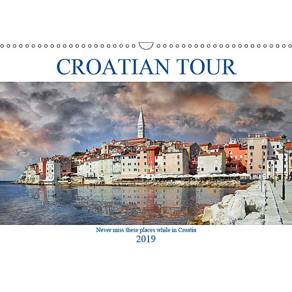 Croatian tour (Wall Calendar 2019 DIN A3 Landscape), Manuela Dedic