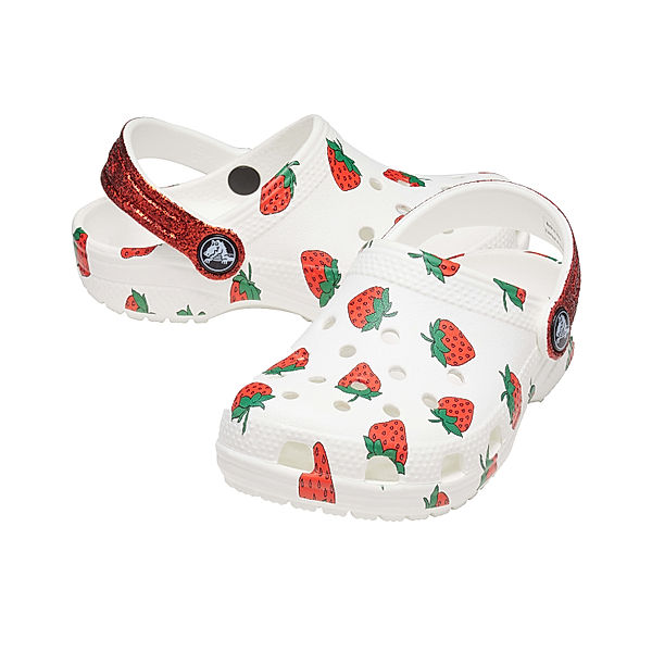 crocs™ Crocs Clogs CLASSIC FOOD PRINT in white