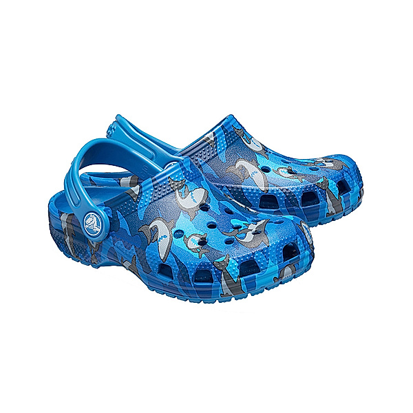 crocs™ Crocs Clogs CLASSIC SHARK PS in blau