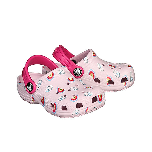 crocs™ Crocs Sandalen TODDLER RAINBOW in ballerina pink
