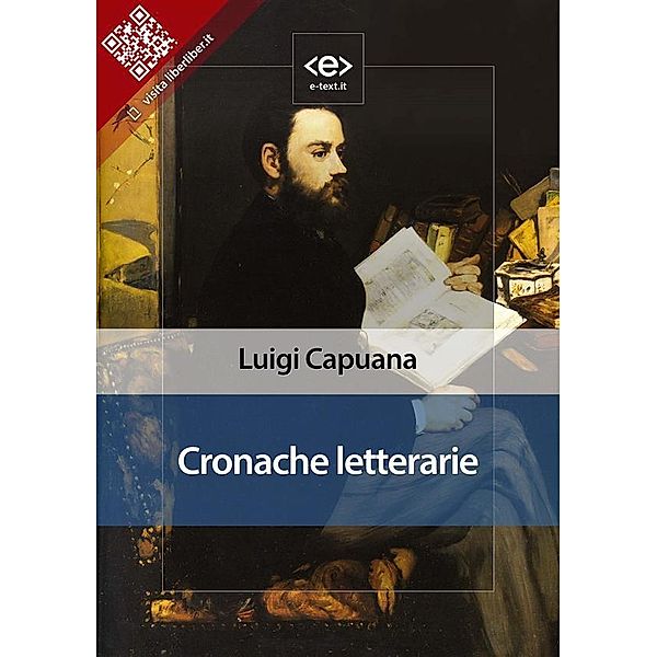 Cronache letterarie / Liber Liber, Luigi Capuana