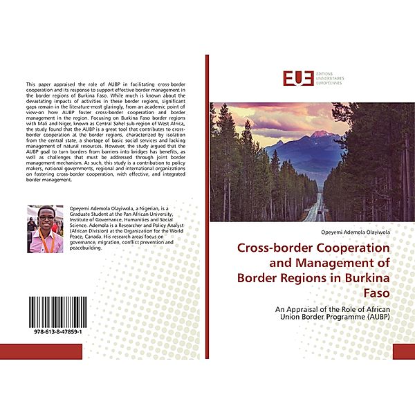 Cross-border Cooperation and Management of Border Regions in Burkina Faso, Opeyemi Ademola Olayiwola