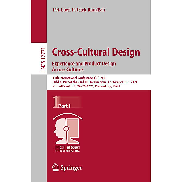 Cross-Cultural Design. Experience and Product Design Across Cultures