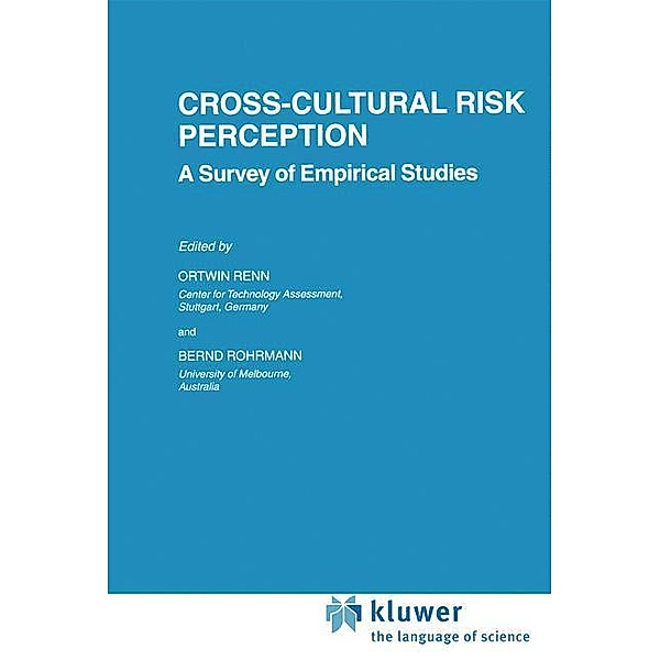 Cross-Cultural Risk Perception, Ortwin Renn