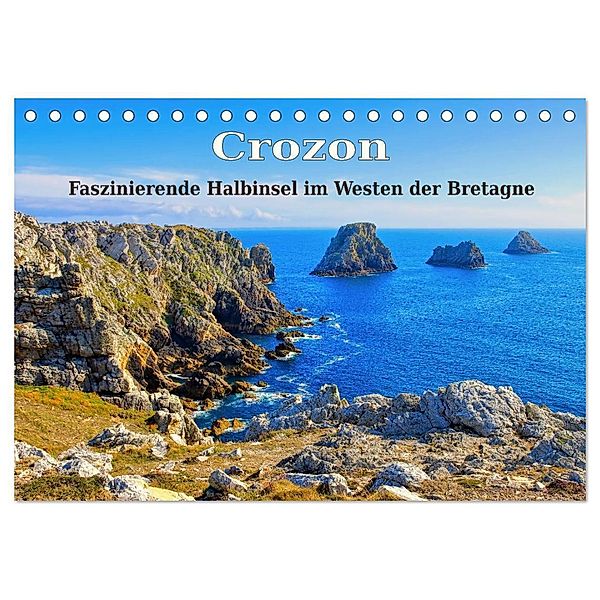 Crozon - Faszinierende Halbinsel im Westen der Bretagne (Tischkalender 2024 DIN A5 quer), CALVENDO Monatskalender, LianeM
