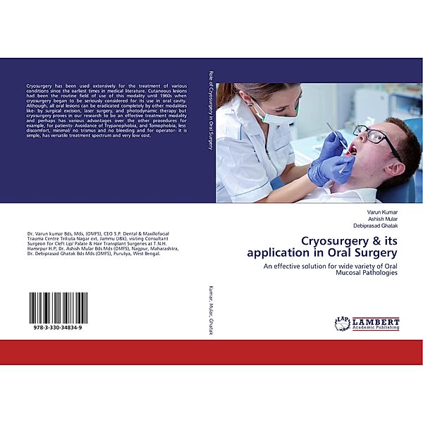 Cryosurgery & its application in Oral Surgery, Varun Kumar, Ashish Mular, Debiprasad Ghatak