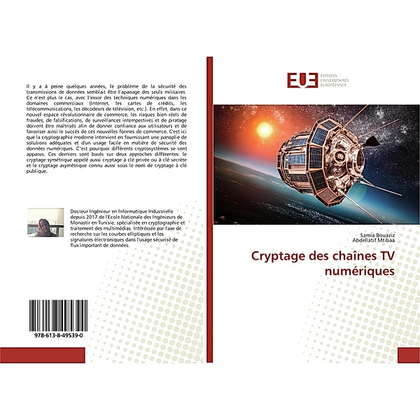 Cryptage des chaînes TV numériques, Samia Bouaziz, Abdellatif Mtibaa
