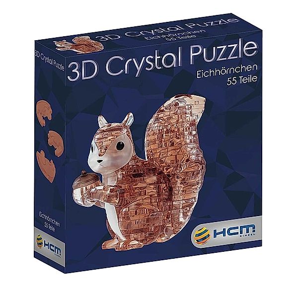 HCM Kinzel Crystal Puzzle - Einhörnchen