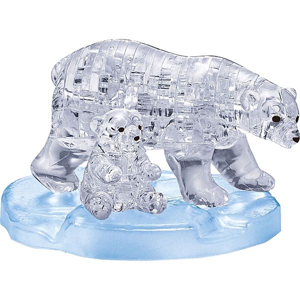 HCM Crystal Puzzle - Eisbärenpaar 40 Teile