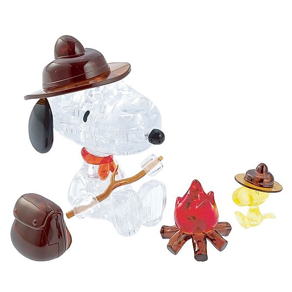 HCM Kinzel Crystal Puzzle - Snoopy Camping
