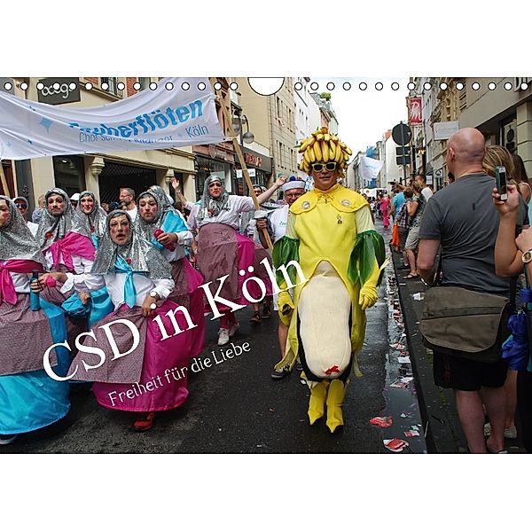 CSD in Köln - Freiheit für die Liebe (Wandkalender 2018 DIN A4 quer), Ilka Groos