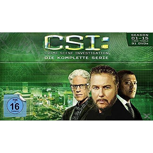 CSI: Las Vegas - Komplettbox Season 1-15 + Das Finale DVD-Box Film |  Weltbild.ch