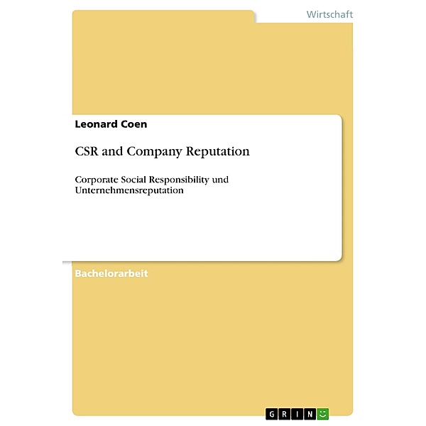 CSR and Company Reputation, Leonard Coen