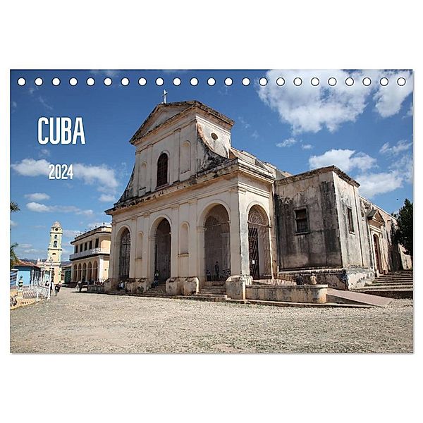 CUBA 2024 (Tischkalender 2024 DIN A5 quer), CALVENDO Monatskalender, Thomas Dapper