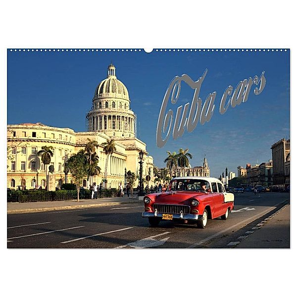 Cuba Cars (CH-Version) (Wandkalender 2024 DIN A2 quer), CALVENDO Monatskalender, André Krajnik