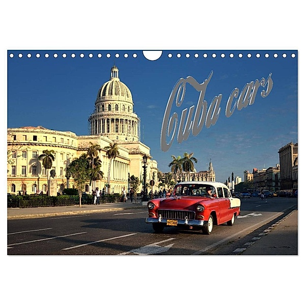 Cuba Cars (CH-Version) (Wandkalender 2024 DIN A4 quer), CALVENDO Monatskalender, André Krajnik