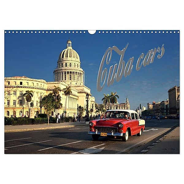 Cuba Cars (Wandkalender 2024 DIN A3 quer), CALVENDO Monatskalender, André Krajnik