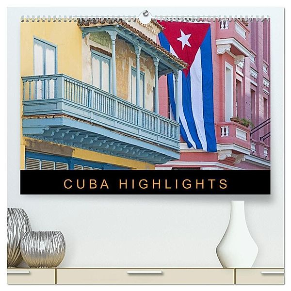 Cuba Highlights (hochwertiger Premium Wandkalender 2024 DIN A2 quer), Kunstdruck in Hochglanz, Martin Ristl