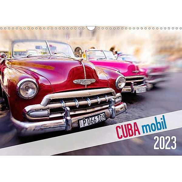 Cuba mobil - Kuba Autos (Wandkalender 2023 DIN A3 quer), Micha Tuschy