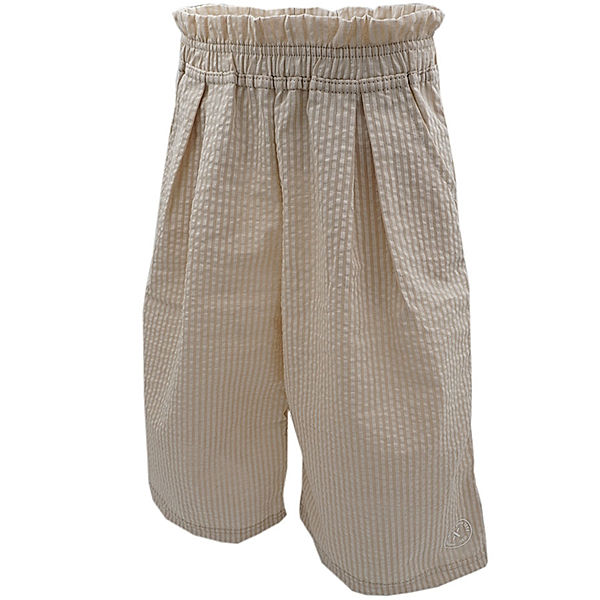 maximo Culotte SEERSUCKER gestreift in beige