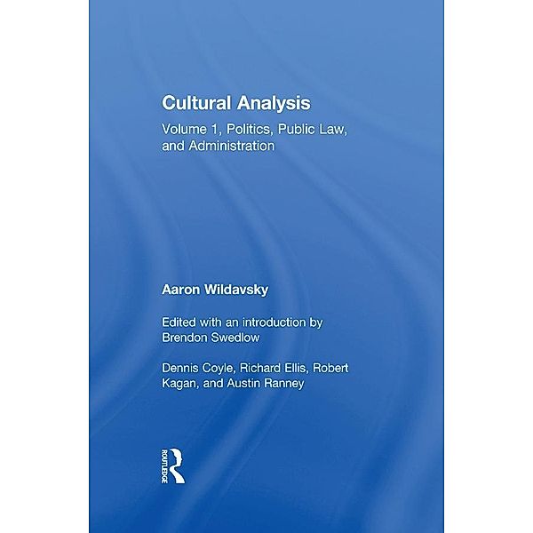 Cultural Analysis, Aaron Wildavsky