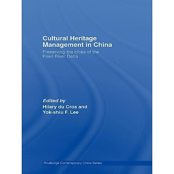 Cultural Heritage Management in China