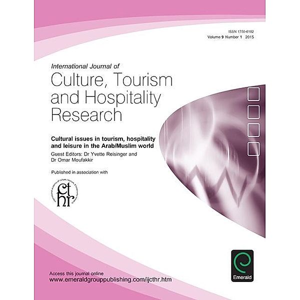 Cultural Issues in Tourism, Hospitality and Leisure in the Arab/Muslim world