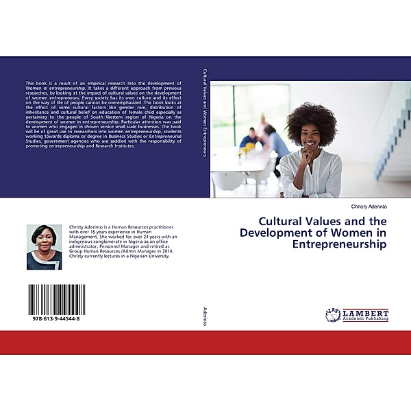 Cultural Values and the Development of Women in Entrepreneurship, Christy Aderinto