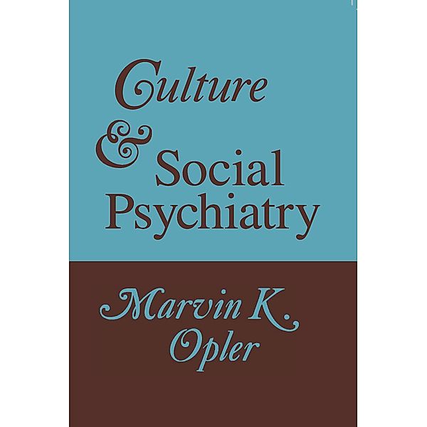 Culture and Social Psychiatry
