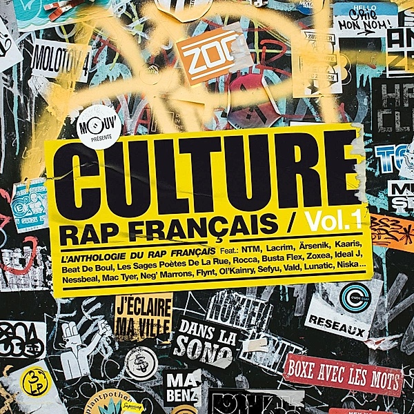 Culture Rap Francais 01 (3-Vinyl Box), Diverse Interpreten
