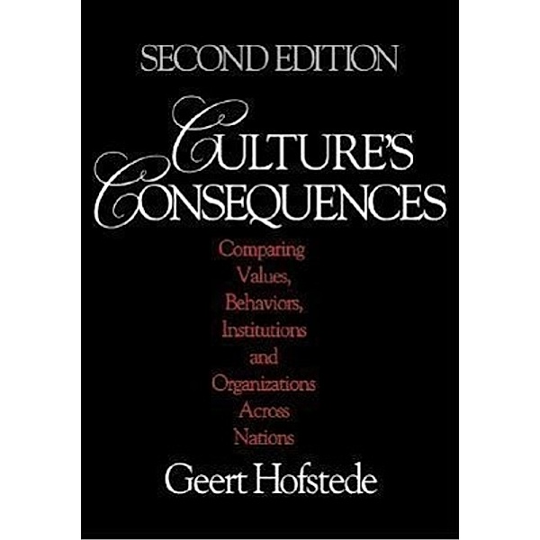 Culture's Consequences, Geert Hofstede
