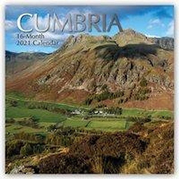 Cumbria 2021, 16-month calendar, The Gifted Stationery Co. Ltd