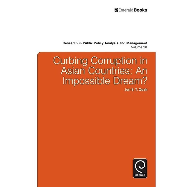Curbing Corruption in Asian Countries, Jon S. T. Quah