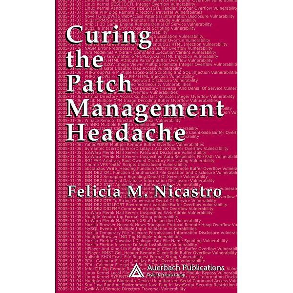 Curing the Patch Management Headache, Felicia M. Wetter