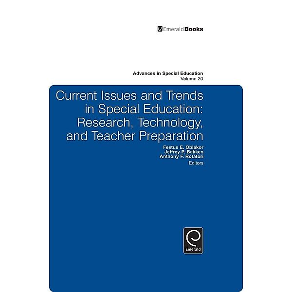 Current Issues and Trends in Special Education