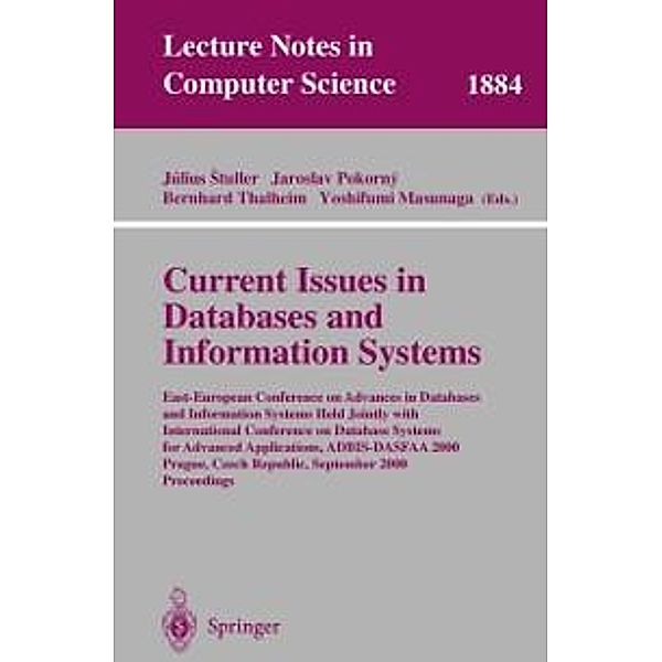 Current Issues in Databases and Information Systems / Lecture Notes in Computer Science Bd.1884