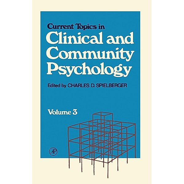 Current Topics in Clinical and Community Psychology