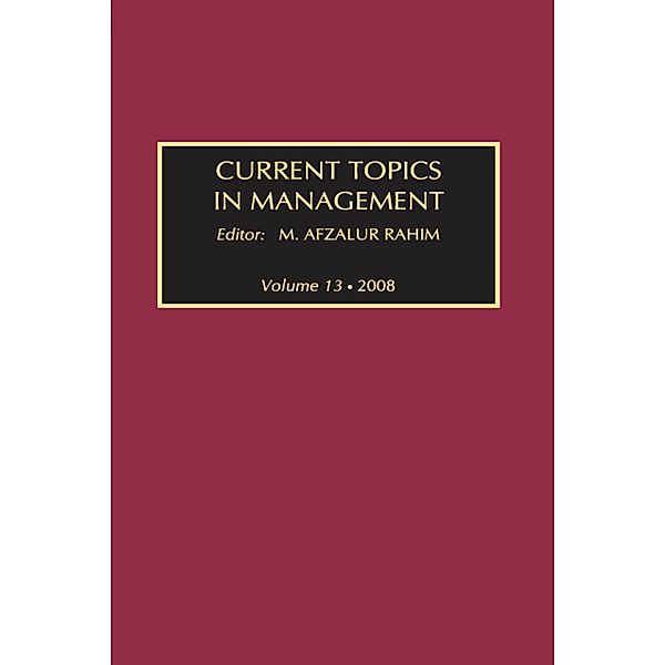 Current Topics in Management