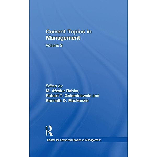 Current Topics in Management