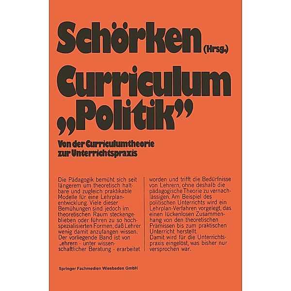 Curriculum »Politik«