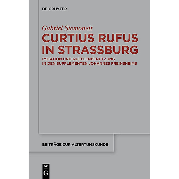 Curtius Rufus in Strassburg, Gabriel Siemoneit