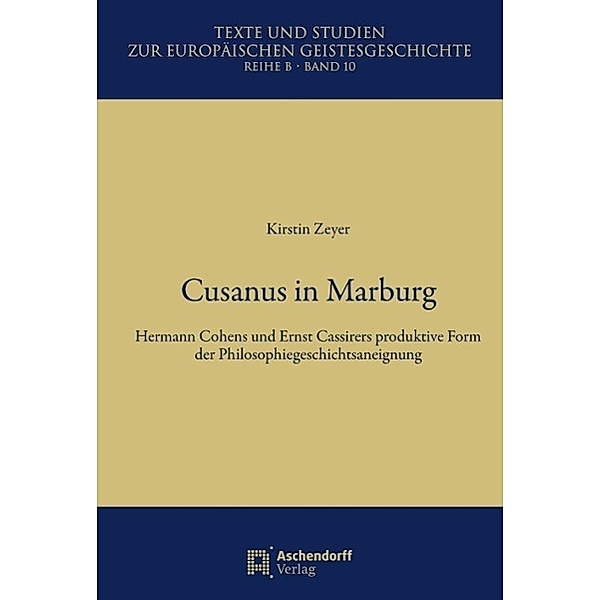 Cusanus in Marburg, Kirstin Zeyer